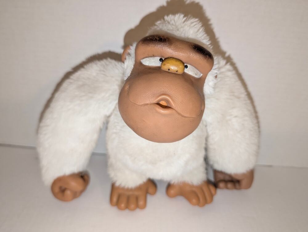 VTG 1979 Applause Rodney Needs Love Kiss Love Plush White Gorilla Monkey Ape